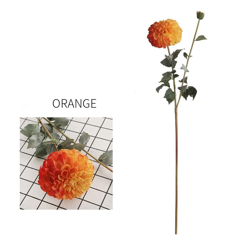 31" Silk Faux Marigold Flowers | 5 Colors