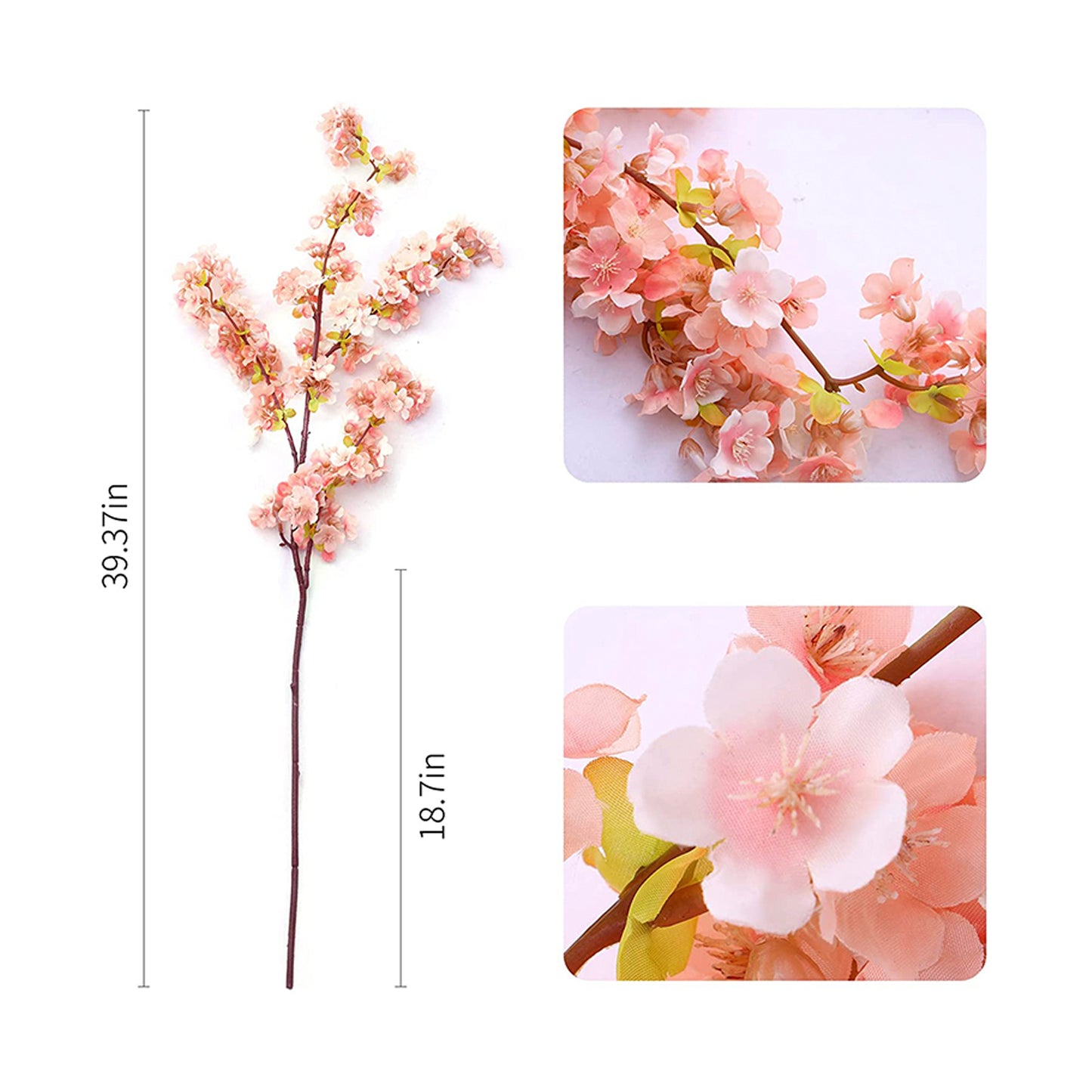 3 Stems 39.3" Cherry Blossom | 2 Colors
