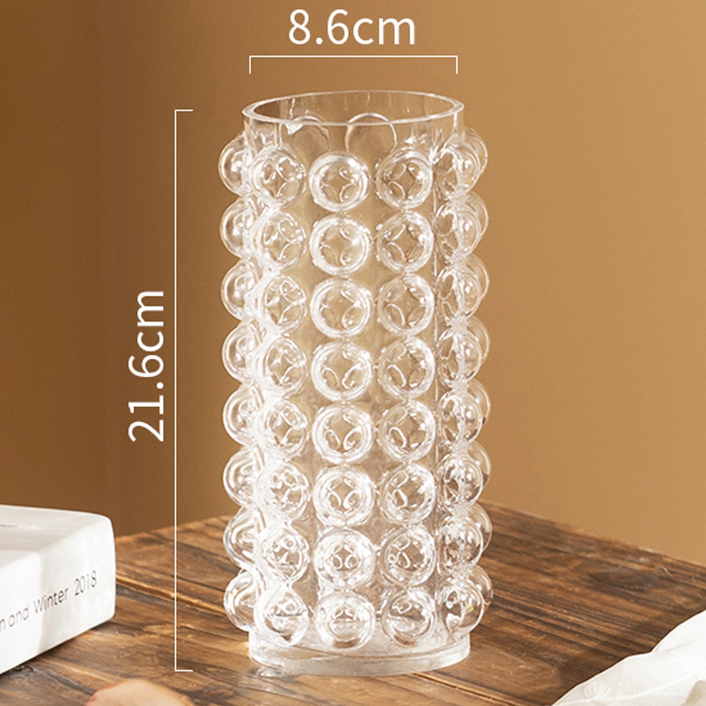 Glass Cylinder Minimalist Vase