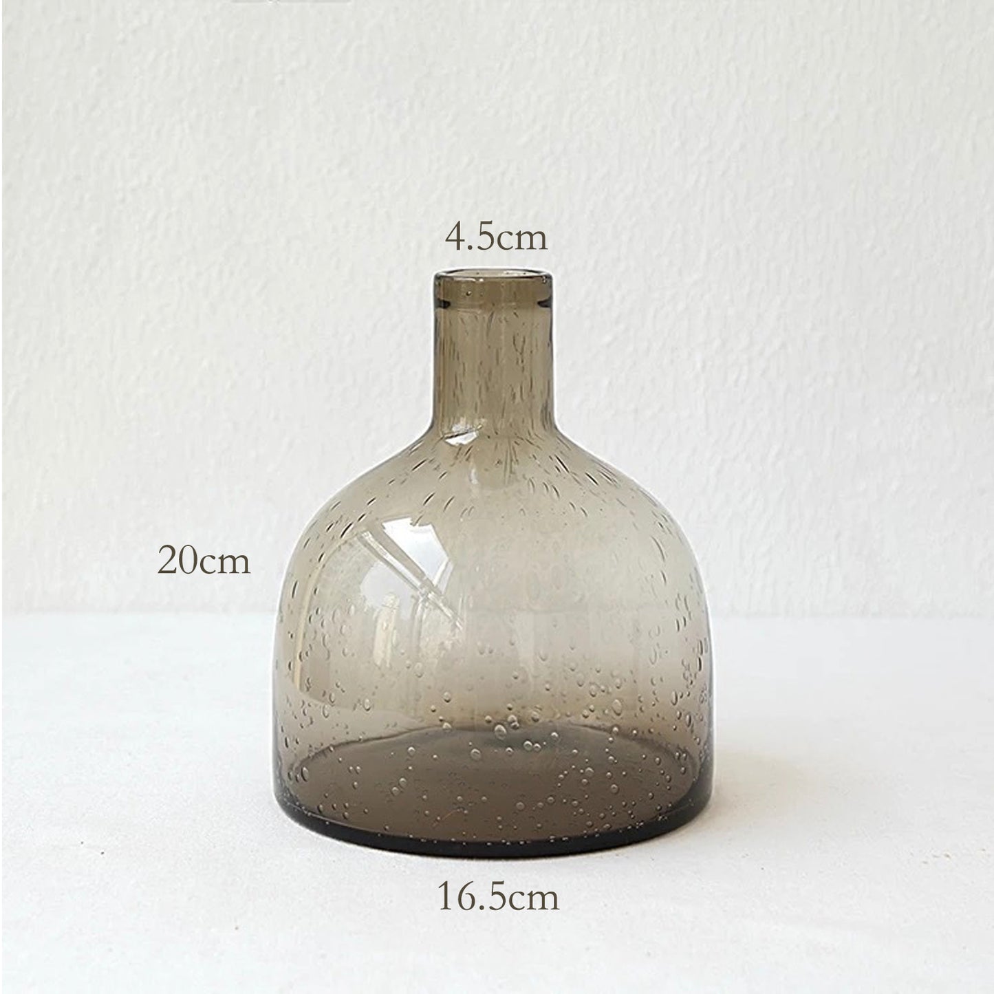 Rustic Bubble Glass Vase