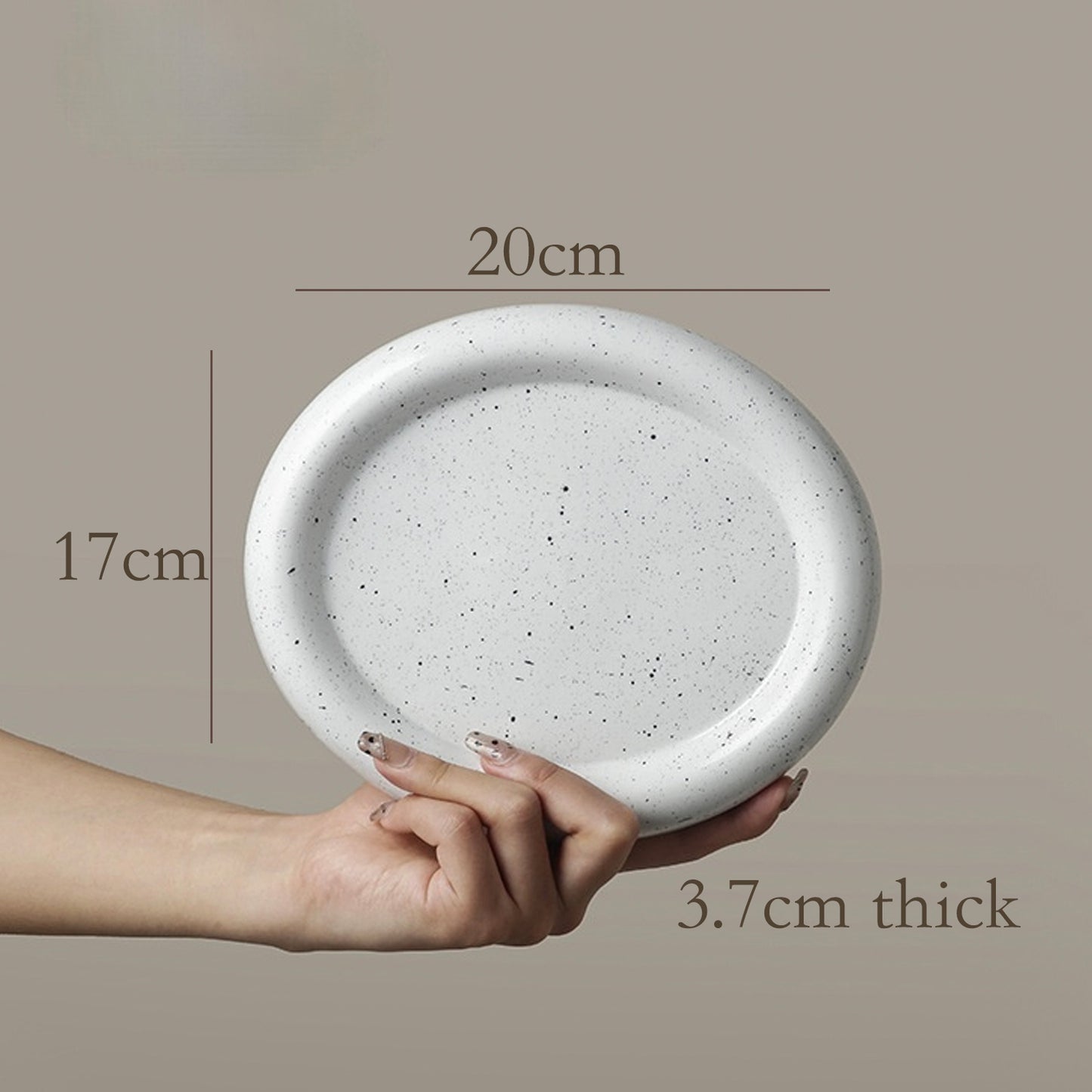Marble Pattern Ceramic Dish