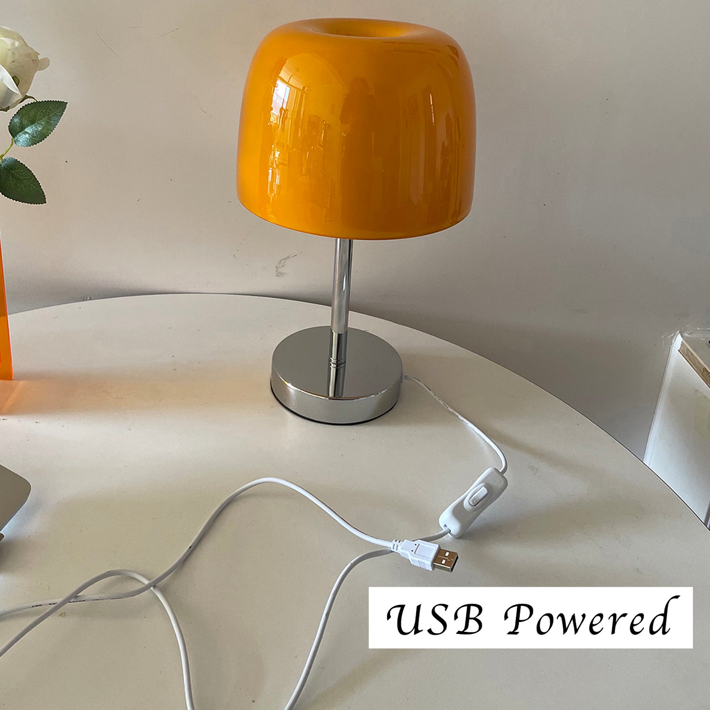 Glass Pudding Lamp - USB Powered