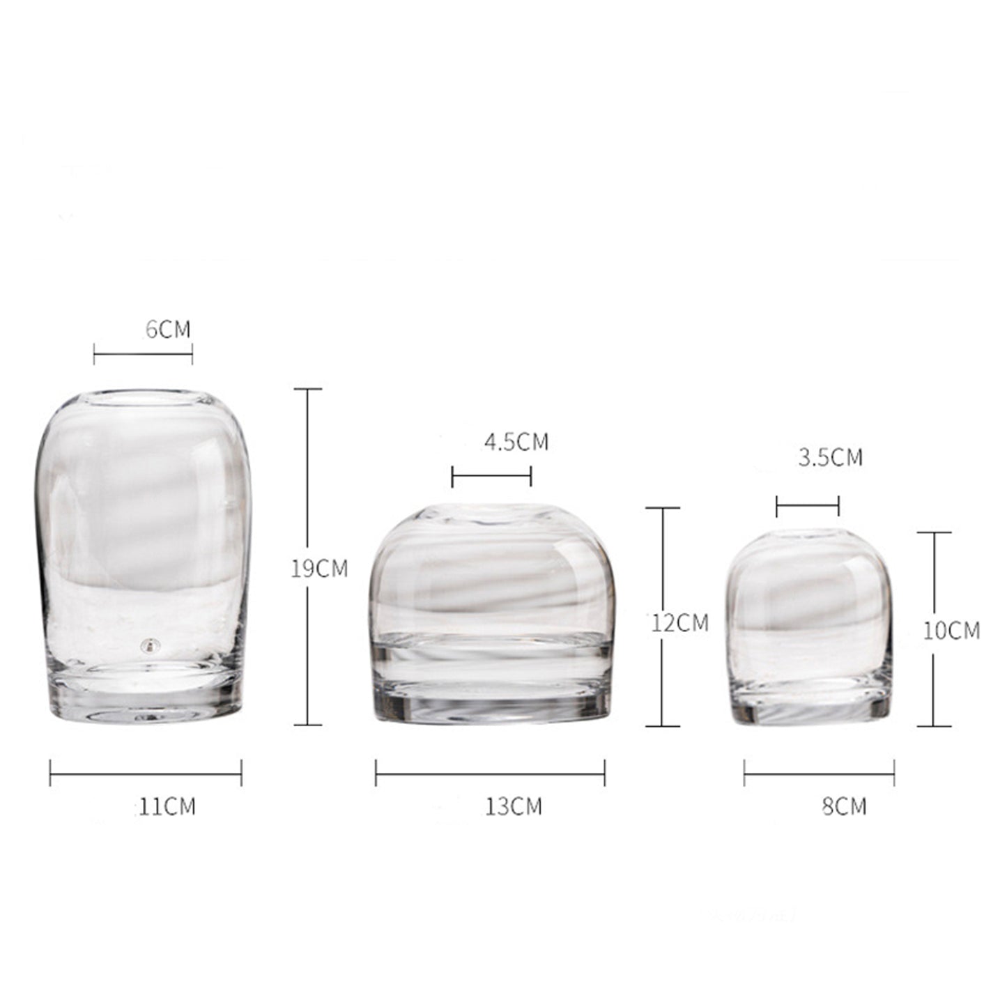 Smoked Glass Vase | 2 Colors