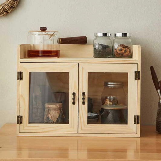 Wooden Cabinet Desktop Organizer