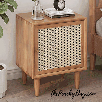 Mid-century Cane Nightstand | 5 Colors